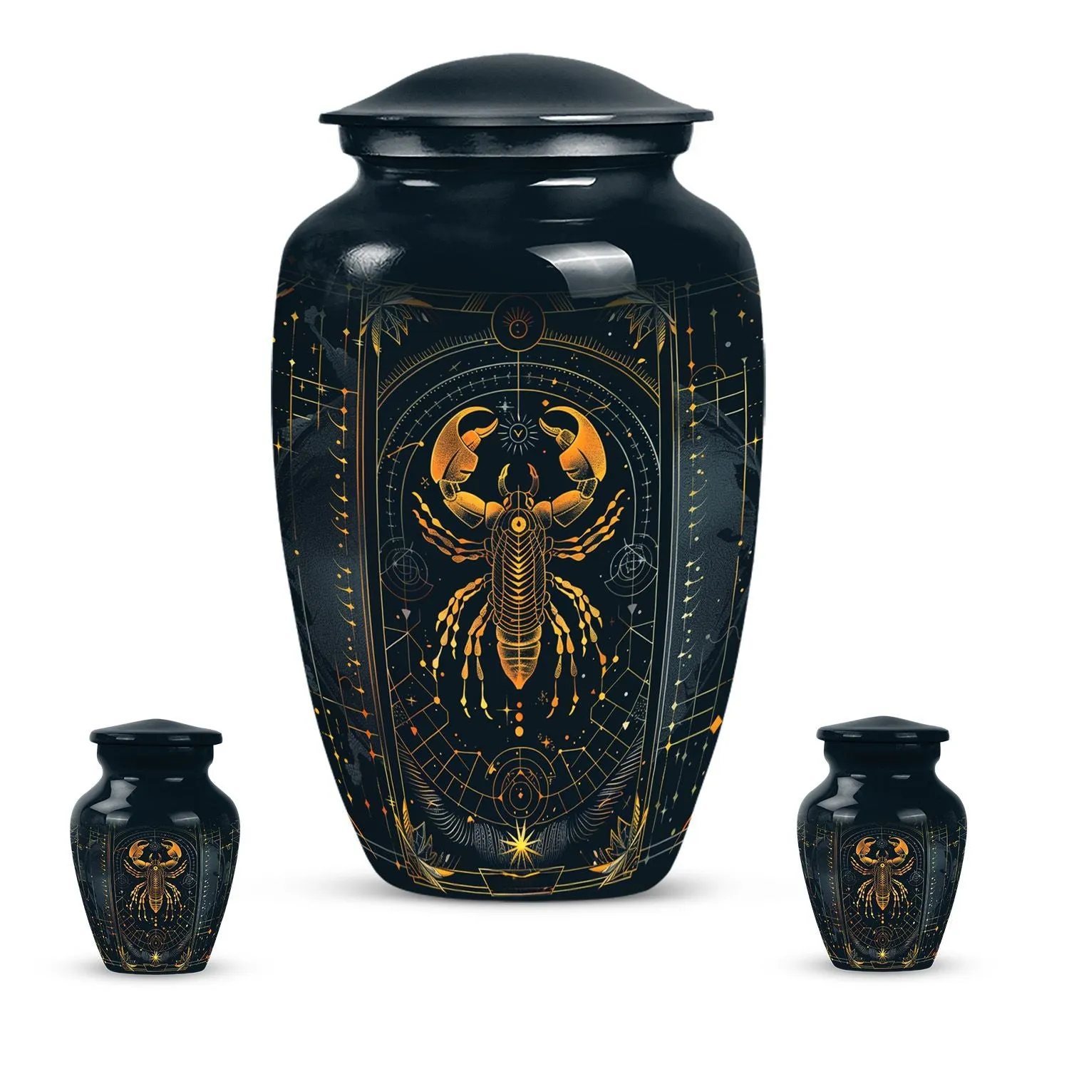 Zodiac Urn: Classic Memorial Cremation Solution for Women