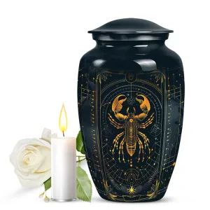 Zodiac Urn: Classic Memorial Cremation Solution for Women